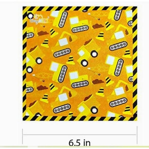 Construction Party Pack 50 Piece Set By Tiny Mills Construction Zone Theme - Picture 3 of 8